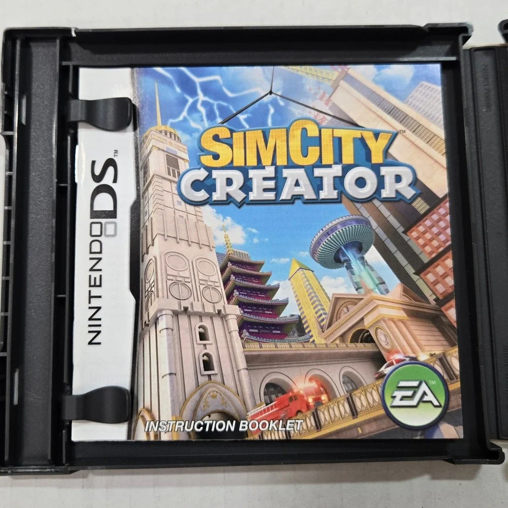 SimCity Creator Nintendo DS Game CIB Complete Case Manual Tested EA 2008
